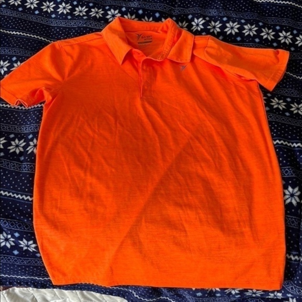 Old Navy Active Kid’s Orange Polo Shirt